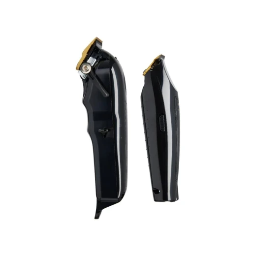 Wahl Cordless Barber Combo Professional Hair Clippers Set, Titanium Blades, Black - Wahl - Image 3