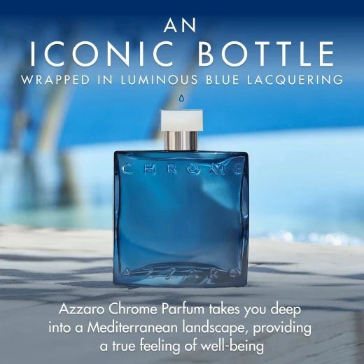 عطر أزارو كروم للرجال 100 مل عطر يدوم طويلاً برائحة عطرية منعشة - أزارو - Image 6