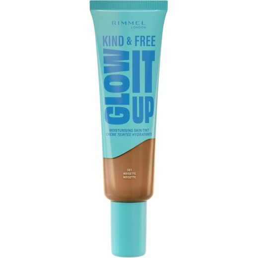 Rimmel London Kind & Free Glow It Up Skin Tint 30ml - Moisturizing & Hydrating for Sensitive Skin 501 Rimmel London Kind & Free Glow It Up Skin Tint 30ml - Moisturizing & Hydrating for Sensitive Skin 501
