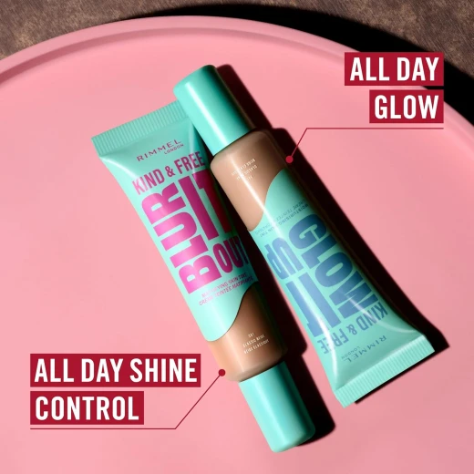 Rimmel London Kind & Free Blur It Out Matte Skin Tint Golden Vanilla 30ml | Lightweight Foundation for Shine Control - Rimmel London - Image 2