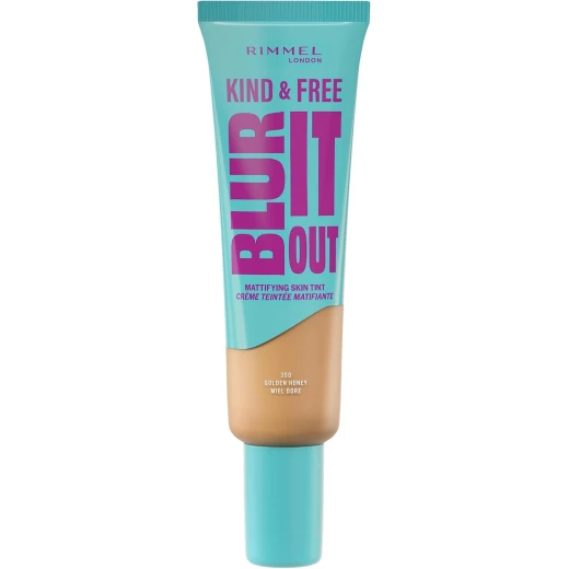 Rimmel Kind & Free Matte Powder Foundation Golden Honey All Day Shine Control Buildable Coverage Makeup Rimmel Kind & Free Matte Powder Foundation Golden Honey All Day Shine Control Buildable Coverage Makeup