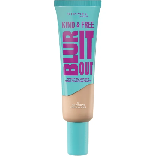 Rimmel London Kind & Free Blur It Out Mattifying Skin Tint 30ml Natural Matte Finish Foundation for Flawless Complexion Rimmel London Kind & Free Blur It Out Mattifying Skin Tint 30ml Natural Matte Finish Foundation for Flawless Complexion