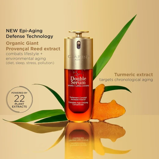 Clarins Double Serum Anti-Aging Face Serum for Firming, Smoothing, and Radiance - All Skin Types - Clarins - Image 4