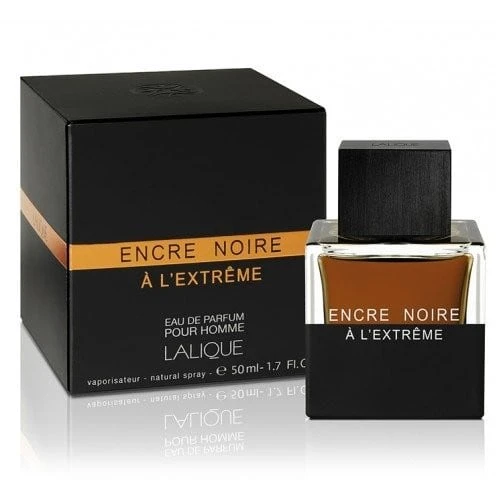 Lalique Encre Noire Al'Extreme Eau de Parfum for Men 100ml Woody Aromatic Incense Fragrance - Lalique