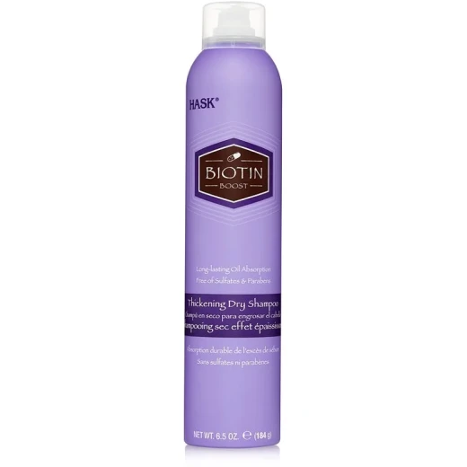 Hask Biotin Boost Thickening Dry Shampoo for Voluminous Hair Instant Refresh 6 oz