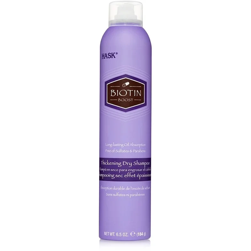 Hask Biotin Boost Thickening Dry Shampoo for Voluminous Hair Instant Refresh 6 oz - Hask