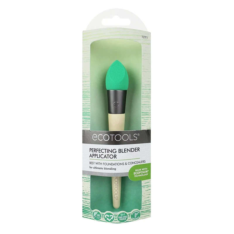 EcoTools Perfecting Blender Makeup Applicator Sponge for Seamless Foundation and Concealer Application - Ecotools