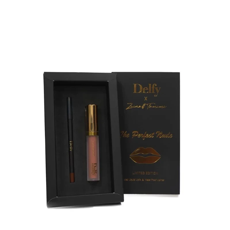 Delfy X Zeineb Tamimi The Perfect Nude Makeup Kit for Natural Defined Looks - Delfy