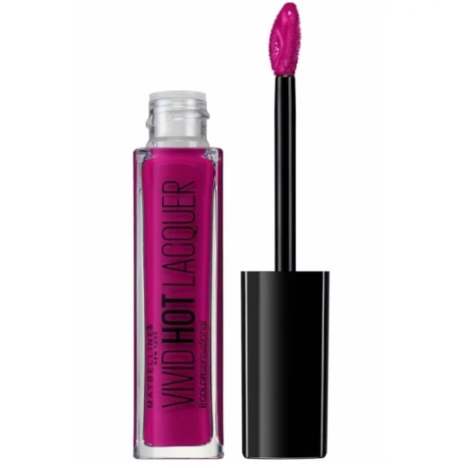 Maybelline Vivid Hot Lacquer Lip Gloss 68 Sassy High Shine Bold Color Maybelline Vivid Hot Lacquer Lip Gloss 68 Sassy High Shine Bold Color