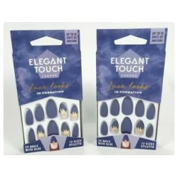 Elegant Touch Luxe Looks In-Formation Press-On Nails for a Salon-Perfect Manicure Instantly