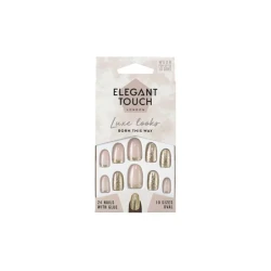 Elegant Touch Almond False Nails for a Polished Salon Look Quick Application and Elegant Hand Design