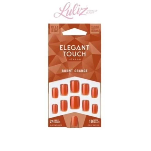 Elegant Touch Classic Nail Polish in Trendy Burnt Orange Shade for Vibrant, Glossy Finish Elegant Touch Classic Nail Polish in Trendy Burnt Orange Shade for Vibrant, Glossy Finish