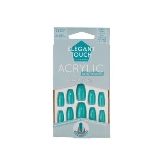 Eylure Acrylic Nail Polish Magnificent Mint Trendy Chic Shade Long Lasting Smooth Application Eylure Acrylic Nail Polish Magnificent Mint Trendy Chic Shade Long Lasting Smooth Application