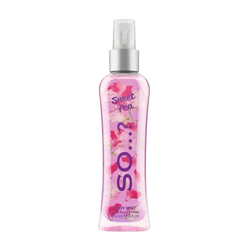 So Sweet Pea Body Mist 100 ml Refreshing Floral Fragrance for Everyday Wear Travel-Friendly - So