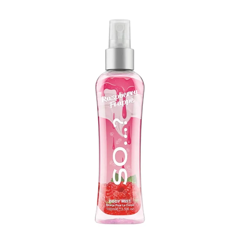 So Raspberry Frappe Body Mist 100 ml Refreshing Fruity Fragrance for Everyday Wear - So