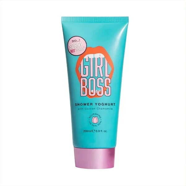 So SNS Girl Boss Shower Yoghurt 200ml Refreshing Creamy Cleanser for Soft and Comfortable Skin Daily Use - So