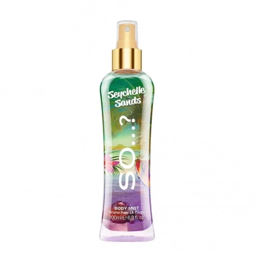 So Seychelles Sand Body Mist Refreshing Island Inspired Fragrance 200 ml So Seychelles Sand Body Mist Refreshing Island Inspired Fragrance 200 ml