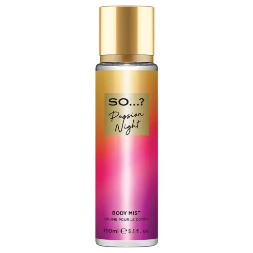 So...? Passion Night Body Mist Alluring Scent Refreshing Daily Use 150 ml So...? Passion Night Body Mist Alluring Scent Refreshing Daily Use 150 ml
