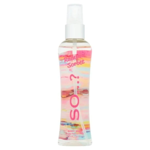 So Rainbow Sorbet Body Mist 100ml Refreshing Uplifting Fragrance for Everyday Wear