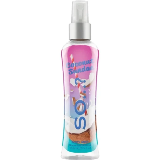 So...? Coconut Sundae Body Mist 100ml Refreshing Fragrance for Everyday Wear So...? Coconut Sundae Body Mist 100ml Refreshing Fragrance for Everyday Wear