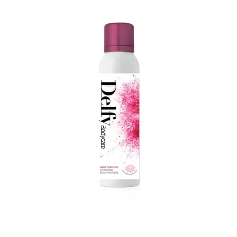 Delfy Moisturizing Crackling Body Mousse Lightweight Hydration for Soft Smooth Skin Refreshing Daily Use - Delfy