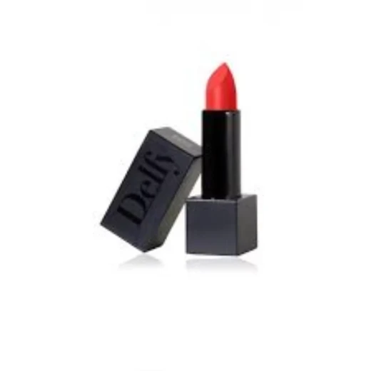 Delfy Lipstick Bold Black Red Shade Long Lasting Smooth Color for Day and Night Looks