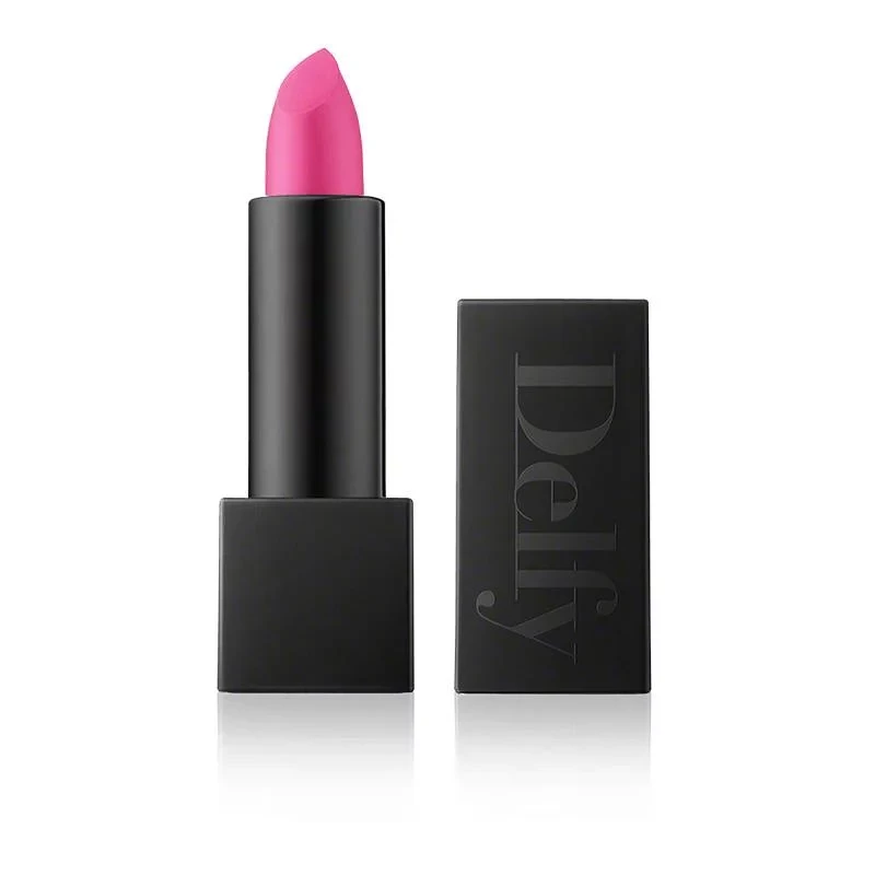 Delfy Lipstick Black Cabaret Rich Color Smooth Glide Long-Lasting Finish - Delfy