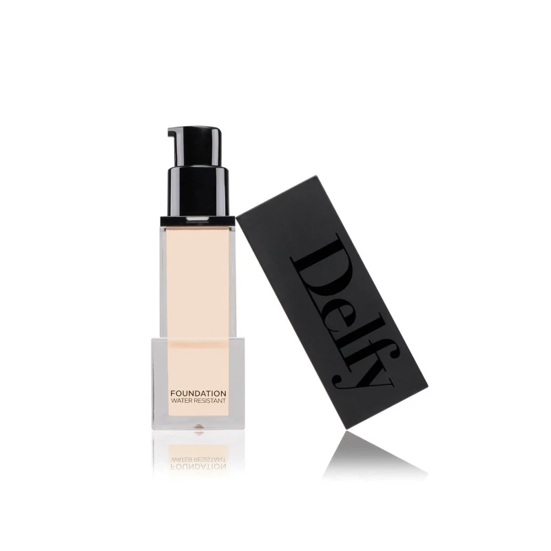 Delfy Foundation Beige 10 Buildable Coverage Natural Finish for Even Skin Tone - Delfy