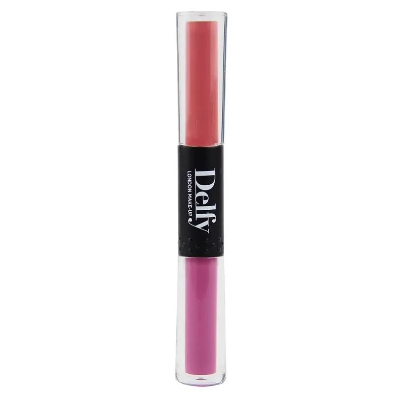 Delfy Liquid Lipstick Mix and Match Glossy Finish Buildable Color for Customized Lip Looks - Delfy