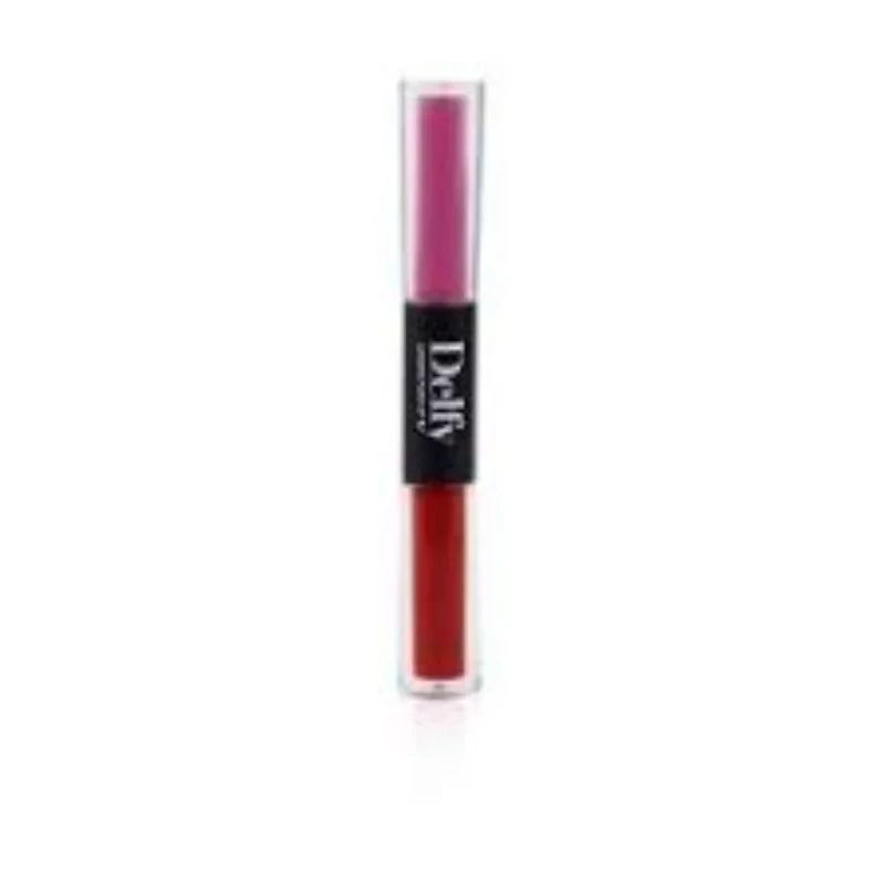 Delfy Liquid Lipstick Mix and Match Buildable Color Glossy Finish Smooth Texture for Custom Lip Looks - Delfy