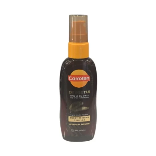 Carroten Intense Tan Tanning Oil Spray 70ml for Deeper Bronze and Radiant Skin Carroten Intense Tan Tanning Oil Spray 70ml for Deeper Bronze and Radiant Skin