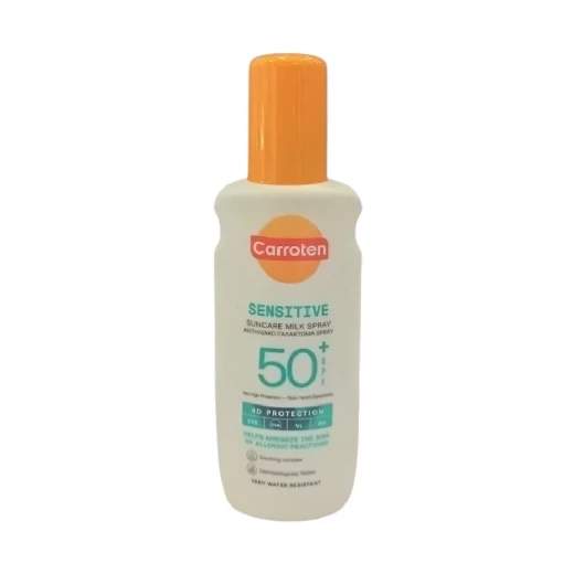 كاروتين بخاخ حليب واقي شمسي للبشرة الحساسة بعامل حماية SPF50+ حماية عالية من الأشعة فوق البنفسجية الطويلة والمتوسطة 200 مل للاستخدام اليومي كاروتين بخاخ حليب واقي شمسي للبشرة الحساسة بعامل حماية SPF50+ حماية عالية من الأشعة فوق البنفسجية الطويلة والمتوسطة 200 مل للاستخدام اليومي