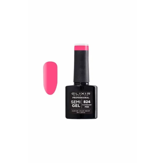 Elixir Gel Nail Polish 8ml Shade 824 for Salon-Quality Glossy Manicures Elixir Gel Nail Polish 8ml Shade 824 for Salon-Quality Glossy Manicures
