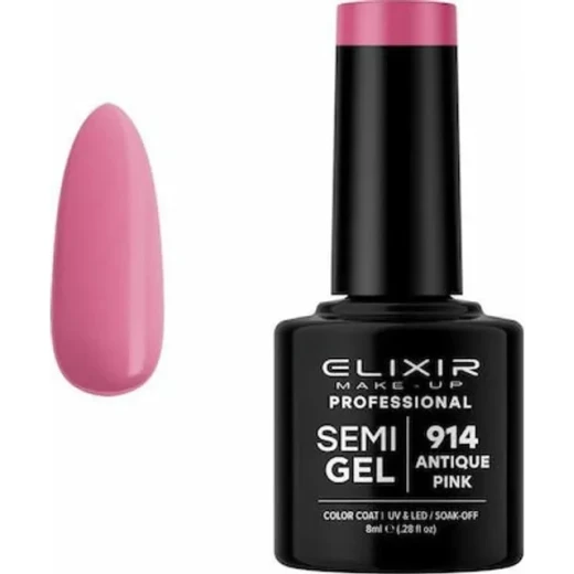 Elixir Gel Nail Polish 8ml in Shade 914 Delivering Rich Color Payoff and a Glossy Gel Like Finish for Long Lasting Home or Professional Manicures Elixir Gel Nail Polish 8ml in Shade 914 Delivering Rich Color Payoff and a Glossy Gel Like Finish for Long Lasting Home or Professional Manicures