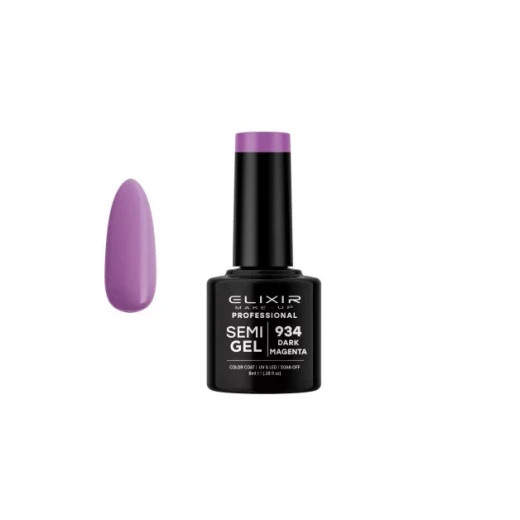 Elixir Gel Nail Polish 8ml Shade 934 for Glossy Gel-Like Finish and Even Coverage Elixir Gel Nail Polish 8ml Shade 934 for Glossy Gel-Like Finish and Even Coverage