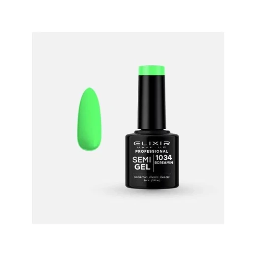 Elixir Gel Nail Polish 8ml Shade 1034 for Rich Color and Glossy Gel Like Shine Smooth Even Coverage Suitable for Home and Professional Use Elixir Gel Nail Polish 8ml Shade 1034 for Rich Color and Glossy Gel Like Shine Smooth Even Coverage Suitable for Home and Professional Use