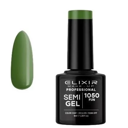 Elixir Gel Nail Polish 8ml Shade 1050 for a Glossy Professional Manicure Elixir Gel Nail Polish 8ml Shade 1050 for a Glossy Professional Manicure