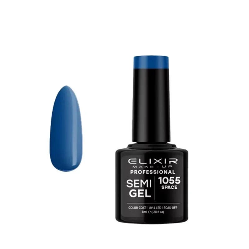 Elixir Gel Nail Polish 8ml Shade 1055 for Professional Glossy Manicures and Pedicures - Elixir
