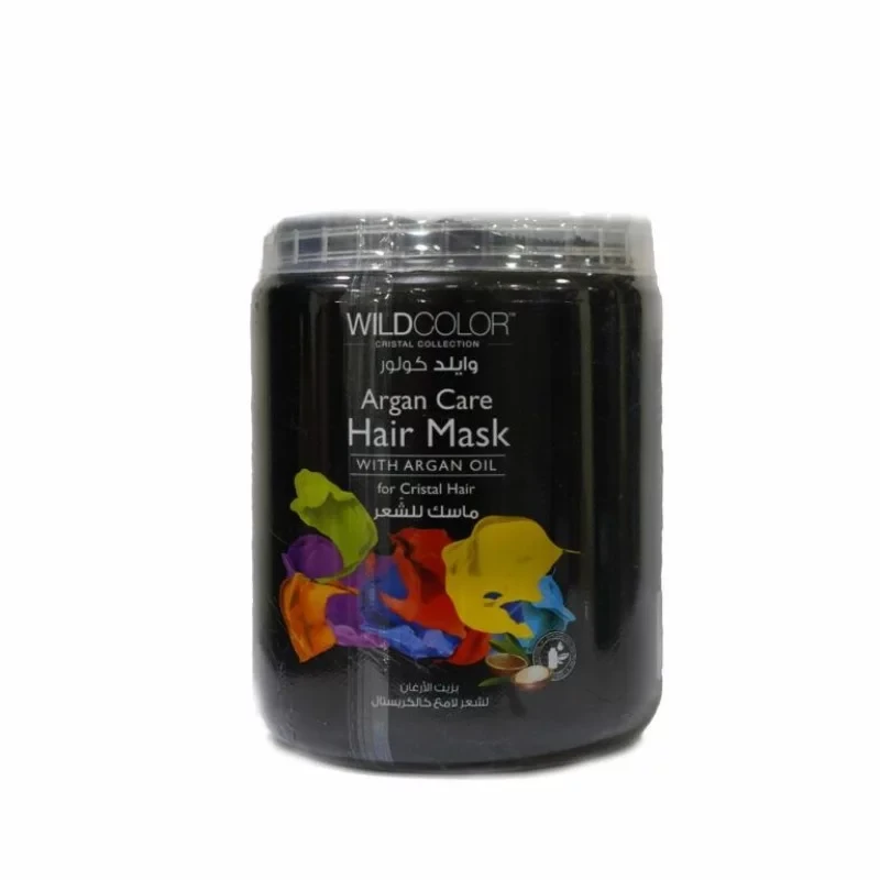 Wild Color Argan Hair Mask Deeply Moisturizing Repairing Treatment for Dry Damaged Hair 1000ml - Wild Color