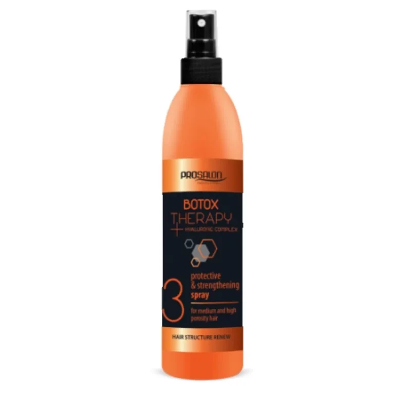Chantal Prosalon Professional Botox Therapy Hair Spray 275g for Damaged Hair Frizz Control and Shine Enhancement - Chantal