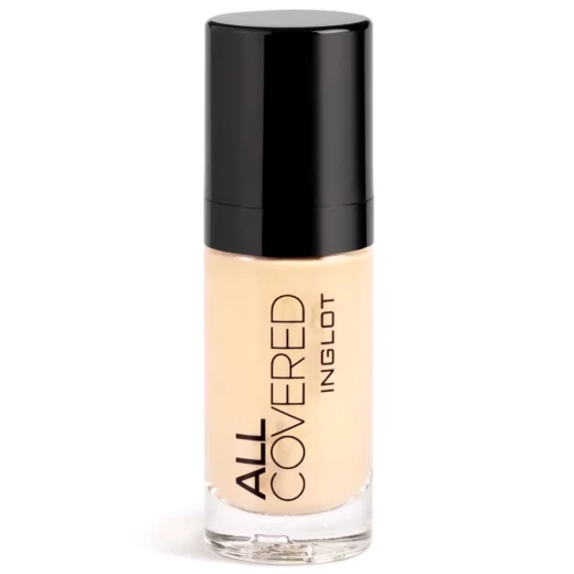 Inglot All Covered Face Foundation LC 010 High Buildable Coverage Natural Finish Long-Wearing Inglot All Covered Face Foundation LC 010 High Buildable Coverage Natural Finish Long-Wearing