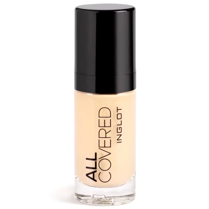 Inglot All Covered Face Foundation LC 010 High Buildable Coverage Natural Finish Long-Wearing - Inglot
