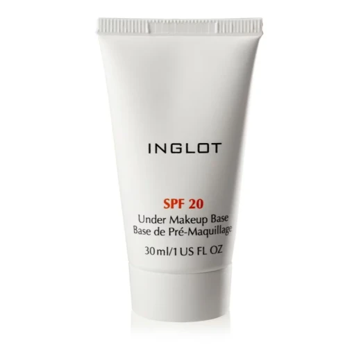 Inglot Under Makeup Base SPF 20 Primer for Smoother Application and Extended Wear Inglot Under Makeup Base SPF 20 Primer for Smoother Application and Extended Wear