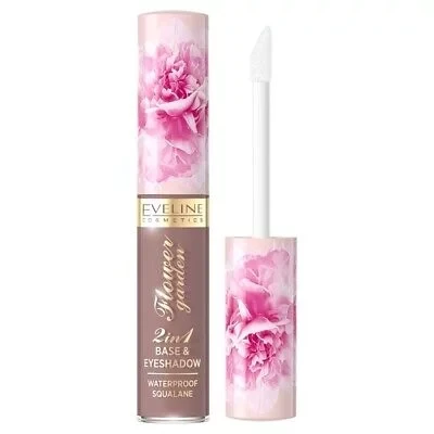 Eveline Cosmetics Flower Garden Liquid Eyeshadow and Eye Base No. 03 6.5ml for Enhanced Color Payoff and Long-Lasting Wear - Eveline