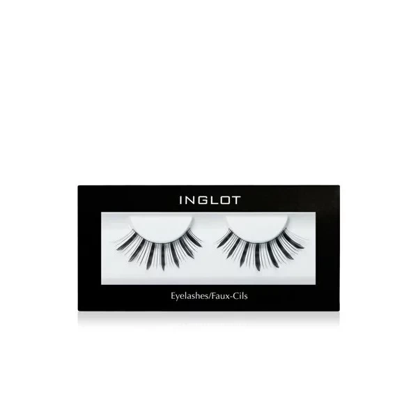 Inglot False Eyelashes 65S - Lightweight and Comfortable for Instant Volume, Definition, and a Custom Fit, Perfect for Daily Wear or Special Occasions, Reusable with Lash Glue - Inglot
