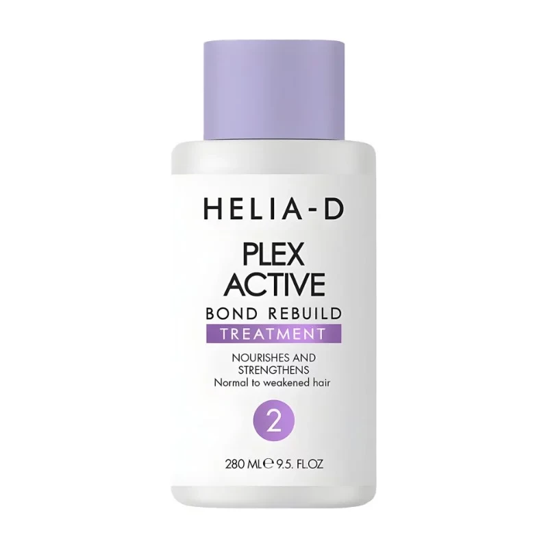 Helia-D Plex Active Bond Rebuild Hair Treatment for Damaged Hair Reduces Frizz and Split Ends Improves Shine and Manageability - Helia-d
