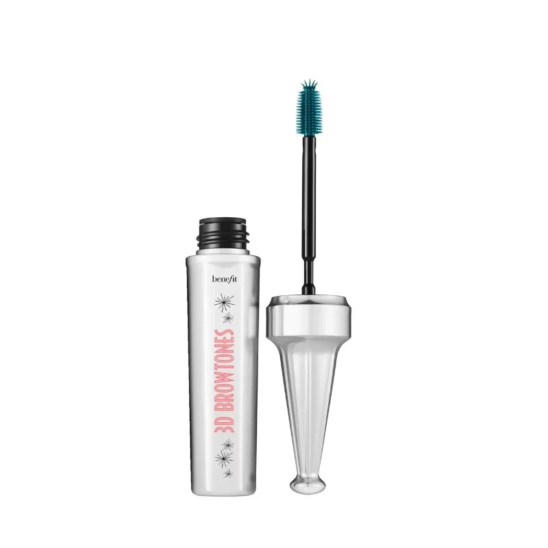 Benefit Cosmetics 3D Brow Tones Tinted Brow Gel Deep Teal for Defined Brows and Natural to Bold Looks - Benefit