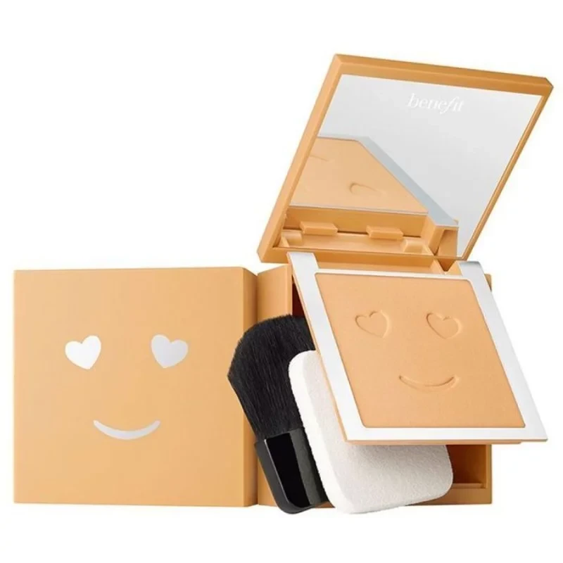 Benefit Hello Happy Velvet Powder Foundation Shade 05 Buildable Coverage Natural Matte Finish - Benefit