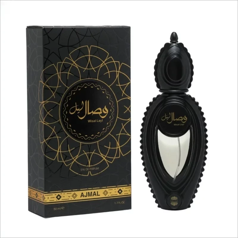 عطر أجمل وصال ليل أو دو بارفان 50 مل عطر فاخر وطويل الأمد للنساء - AJMAL