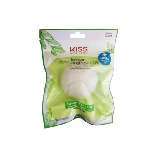 Kiss Natural Konjac Facial Cleansing Sponge Gentle Exfoliation for All Skin Types Kiss Natural Konjac Facial Cleansing Sponge Gentle Exfoliation for All Skin Types